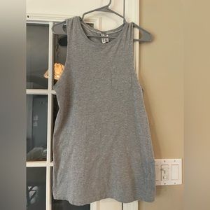 Divided. Gray t-shirt tank top dress. Size small.